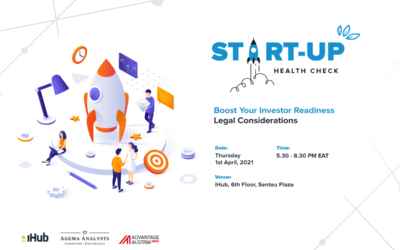 Startup Health Check Series – Boost Your Investor Readiness (Legal Considerations)